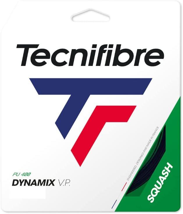 Tecnifibre Dynamix VP Squash String Set (1.20 / 12m, Black)