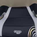 Cosco Topside Backless Booster Car Seat, Lightweight Booster Seats for Cars 40-100 lbs, Backless Booster Seat for Car, Rainbow