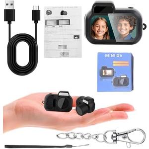 Lmuwecno Mini Camera Keychain, 1080p HD, DV Video, for Students & Kids (No Memory Card)