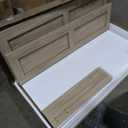 Wood Bed Frame, Full Size Wooden Platform Bed Frame with Headboard and Footboard Mattress Foundation Farmhouse Bedroom Furniture No Box Spring Needed (Queen, Natural-only Bed)