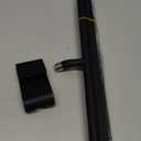 Black Telescopic Shower Squeegee for Glass Doors, Tile Shower Walls. Comes with Suction Hook, Great for Shower Glass