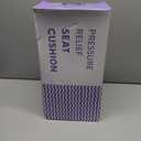 C CUSHION LAB Patented Pressure Relief Seat Cushion for Long Sitting Hours on Office/Home Chair, Car, Wheelchair - Extra-Dense Memory Foam for Hip, Tailbone, Coccyx, Sciatica - Light Grey (Gray)