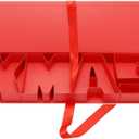 Alkiuyfv XMAS Empty Gift Box, Cardboard Letter Fillable Empty to Fill Christmas Gifts, Sweets Packaging Decorative (RED)