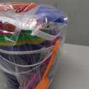 Beach Buckets and Shovels for Kids Bulk - Strong Large Sand Bucket for Toddler Beach Toys for Kids 3-10, SandBox Toys, 4 Pcs