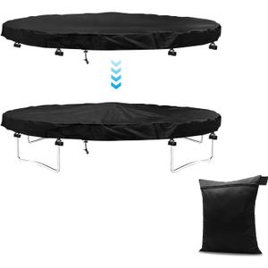 Gpaentsn 14 FT Trampoline Cover for Winter, Trampoline Waterproof Dust-Proof Anti-UV Protective Snow Winter Cover
