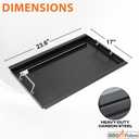 Full Size Griddle Insert with Spatula Set for Charbroil Performance 4 Burner 463352521 463365021 463354021 463365522, Flat Top Plate for Charbroil Grill Replacement Parts G426-0005-W1 G426-0004-W1