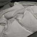 Royoliving Premium Feathers Down Duvet Insert Comforter Queen Size Heavyweight Thickened Winter White 100% Cotton Cover with Corner Tabs (90x90, 60 oz)