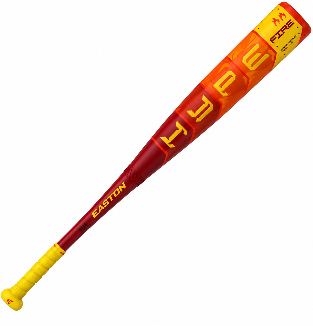 Easton | 2025 | Hype FIRE Baseball Bat | USSSA | -5 Drop | 2 3/4' Barrel | 31 inch, Orange, -5, 31 Inches 