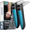 PELEGON Car Door Handle for Elderly (2 Pack) Car Cane Assist Handle with Anti-Slip Grip, Steel Hook for Secure Latch Fit, Supports Up to 300 lbs, Easy Tool-Free Use