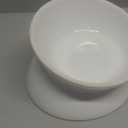 LoeJan Elevated Cat Food Bowl, 5 Oz Ceramic Raised and Tilted Water Bowl, Anti Vomiting and Protect Pets' Spines Dishes for Small Dog, Fat Faced Cat, Kitten (White, 1 Pack)