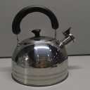 MAXCOOK Whistling Tea Kettle, 3.17 Quart/3L Stainless Steel Tea Pot, Stove Top Tea Kettle，Induction Teakettle with Anti-Heat Handle (Mirror Polish)
