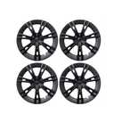 4PCS Hub Cap Replacement Wheel 19 Inch Hubcap Full Rim Cover Accessories Compatible with Tesla Model Y 2018-2024(Matte Black)