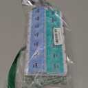 Sukuos AM PM Weekly Pill Organizer 2 Times A Day, Large Daily Pill Box Case 7 Day with Easy Push Button Design, Detachable Medicine Holder for Vitamin/Fish Oil/Supplements, Cyan & Blue