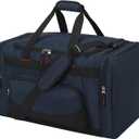 Gym Bag 22 inch Sport Duffle Bag for Men, Navy Blue | 55L, Large Capacity, Multi Pockets, Weekender, Travel, 22"×12"×13"