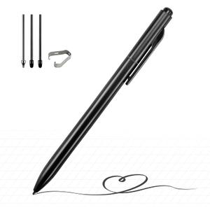 ProSketch Digital Pen fits for Remarkable 2 /Scribe/Supernote with Eraser Pencil Clip+NeverReplace Fine Titanium Tips,Tilt Draw&4096 Pressure Level,EMR Pen Replacement,Empower Your Digital Craft (Black)