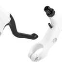 uxcell 1 Pair Universal Aluminum Alloy 22mm Bicycle Brake Lever Handlebar Bike Brake Handle for Most Bicycle Road Bike Mountain Bike White