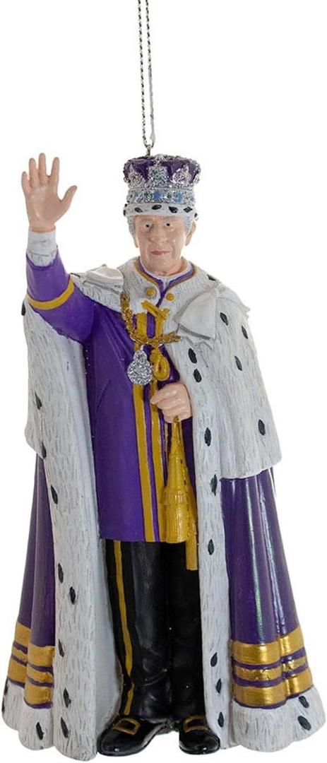 King Charles Christmas Ornament