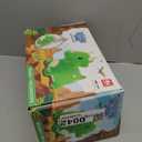 iPlay, iLearn Bouncy Pals Dinosaur Hopper Toy 2 Year Old Boy, Toddler Plush Bounce Animals, Ride on Bouncing Triceratops for Kids, Outdoor Hopping Horse Bouncer, Cool Birthday Gifts 3 4 5 6 Yr Girls