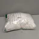 MYSKY HOME Extra Long Curtains for Living Room, Soft Cotton Fabric Boho Window Curtain Drapes Light Filtering Semi Sheer Backdrop Panels, Beige White, 50 x 108 Inches, 2 Pieces