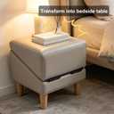 2-in-1 Split Ottoman Dog Ramp Equipped with Cover, L (20.08" H)