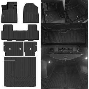 Naibeve Floor Mats for 2026 Honda Passport - All Weather Custom Fit for 2026 Honda Passport Floor Mats Cargo Mat Trunk Mat Backrest Mats Protector Accessories