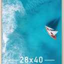 Natural 28x40 Picture Frame Lightweight yet Durable Frame Wall Hanging