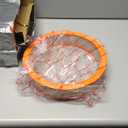 A-Premium Engine Air Filter, Aspirated, Replacement Paper Air Filter Element 14 in. Diameter: 3 in. Tall Orange Rubber Ring, Vehicle type Car, Model 120-179, Set Of 2