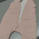 BubblePanda Rayon Made From Bamboo Toddler Sleep Sack with Feet 12-24 Months 2.5 Tog Winter Ultra Soft Warm Baby Sleep Bag Walker 1t-2t Quilted Thick Wearable Blanket with Legs 2-Way Zipper (Pink)