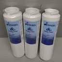 UKF8001 Water Filter Replacement for Kitchenaid, Whirlpool EDR4RXD1, Fiter 4, Fit Kitchen aid Refrigerator Krfc300ess01 wrx735sdhz00 wrx735sdhz01 UKF8001AXX-200, HDX FMM-2, 3 Filter SETFEEL