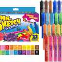 Mr. Sketch Scented Markers, Chisel Tip Marker, Assorted Colors, 22 Count
