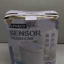 ELPHECO 2 Gallon Sensor Trash Can - 7.5L Waterproof Motion Sensor Trash Can, Automatic Bathroom Trash Bin, Slim Garbage Can, Bathroom, Office, Bedroom, Beige
