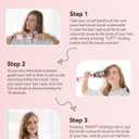 Rotating Hair Dryer Brush Ceramic, Blow Dryer Brush 2 Spin Brushes Set 1.5 Inch &2 Inch, One-Step Hot Air Brush Volumizer, Smooth, C-Curls|Pink