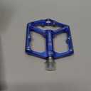 Road/Mountain Bike Pedals - 3 Bearings Bicycle Pedals - 9/16 CNC Machined Flat Pedals with Removable Anti-Skid Nails
