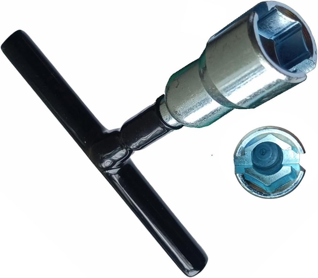 Wing Nut Hand Tool, T Handle Wing Nut Tightening Hand Tool Driver for Eye Screws, C Hook Bolt, Q-Hanger,Screw Hooks