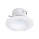 HALO 4 inch LED Recessed Light Retrofit Selectable CCT 2700K-5000K Dimmable Dim to Warm 600/900 Lumens Wet Location Indoor Outdoor Ceiling Downlight RL4LS9FSD2W1EWH