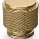 10 Pack Champagne Bronze Knurled Cabinet Knobs for Dresser Drawer Pulls Champagne Gold Cupboard Hardware for Cabinets CK0026
