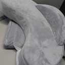 Momcozy CozyPro Nursing Pillow - All Around Lumbar & Arm Support - Safety Guard, Firm & Springy Memory Foam-Stable, Ergonomic Support, Easier Breastfeeding, Wider Cushion, Adjustable, Removable Cover