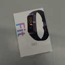 Fitness Tracker with 24/7Heart Rate, Blood Pressure, Sleep Tracking, Calorie, Activity Tracker with 1.1" AMOLED Color Screen, Waterproof Step Tracker for Android iPhones Women Men (Black)