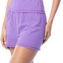 Fruit of the Loom Women's Energize Short Sleeve Tee and Shorts Sleep Pajama Set, XL