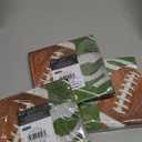 Creative Converting Football Field Disposable Party Paper Napkins, 16 Count, Brown
