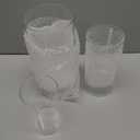 PHOSPHOR Hurricane Candle HoldersFor Pillar Candle Clear Glass Cylinder Centerpieces Vases Table Decoration Centerpiece Floral Room Decor Clear Seeded Bubbles Living Dining Kitchen 3 Pieces