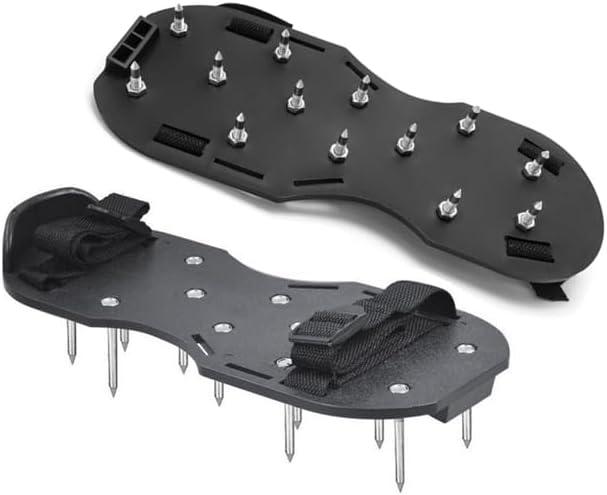 ZY402 Fully Assembled Spiked Shoes with 1 Sharp Short Spikes for Epoxy Floor Coating, Self-Leveling Floor, Cover Installation
