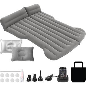 Camping Mattress for Tesla Model Y, 2024 Upgrade Soft Flocking Self-Inflating Portable Camping Air Bed Cushion, Comfort Car Sleeping Mat with Wireless Charging Air Pump, Storage Bag, Patch Camping Mattress for Tesla Model Y, 2024 Upgrade Soft Flocking Self-Inflating Portable Camping Air Bed Cushion, Comfort Car Sleeping Mat with Wireless Charging Air Pump, Storage Bag, Patch