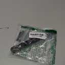 QCAA Solid Brass Flush Bolt, 7", Matte Black, 1 Pack