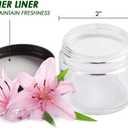 2 oz Glass Jars with Lids, Hoa Kinh 24 Pack Air Tight Leak Proof Small Clear Transparent Cosmetic Glass Jars - White Inner Seal Lid for Handmade Lotions, Creams, Body Butter, Candle, Crafts Storage