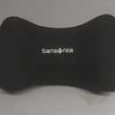 Samsonite Neck Pillow for Car – Ergonomic Memory Foam Headrest Cushion – Car Seat Support for Driving Comfort – Compact Neck Rest – Travel Pillow for Long Road Trip, Black