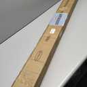 Matte Black Decorative Double Curtain Rod 72 to 144 Inches, Heavy Duty Adjustable 1-Inch Front and 5/8 Inch Back Rod