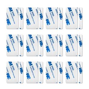 Replacement Adhesive for GE Personal Security Window and Door Alarm, Double Sided Adhesive Pads, Easy Installation(12 Sensor and 12 Magnet Pads)