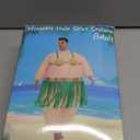 Spinosaurus Inflatable Luau Hula Skirt Costume,Hawaiian Themed Party Funny Blow Up Costumes for Adult Beach Inflatable Suit