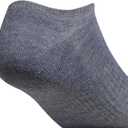 Adidas Men's Athletic Cushioned No Show Socks (6 Pairs) Durable & Comfortable, Size 12-15 (Gray)